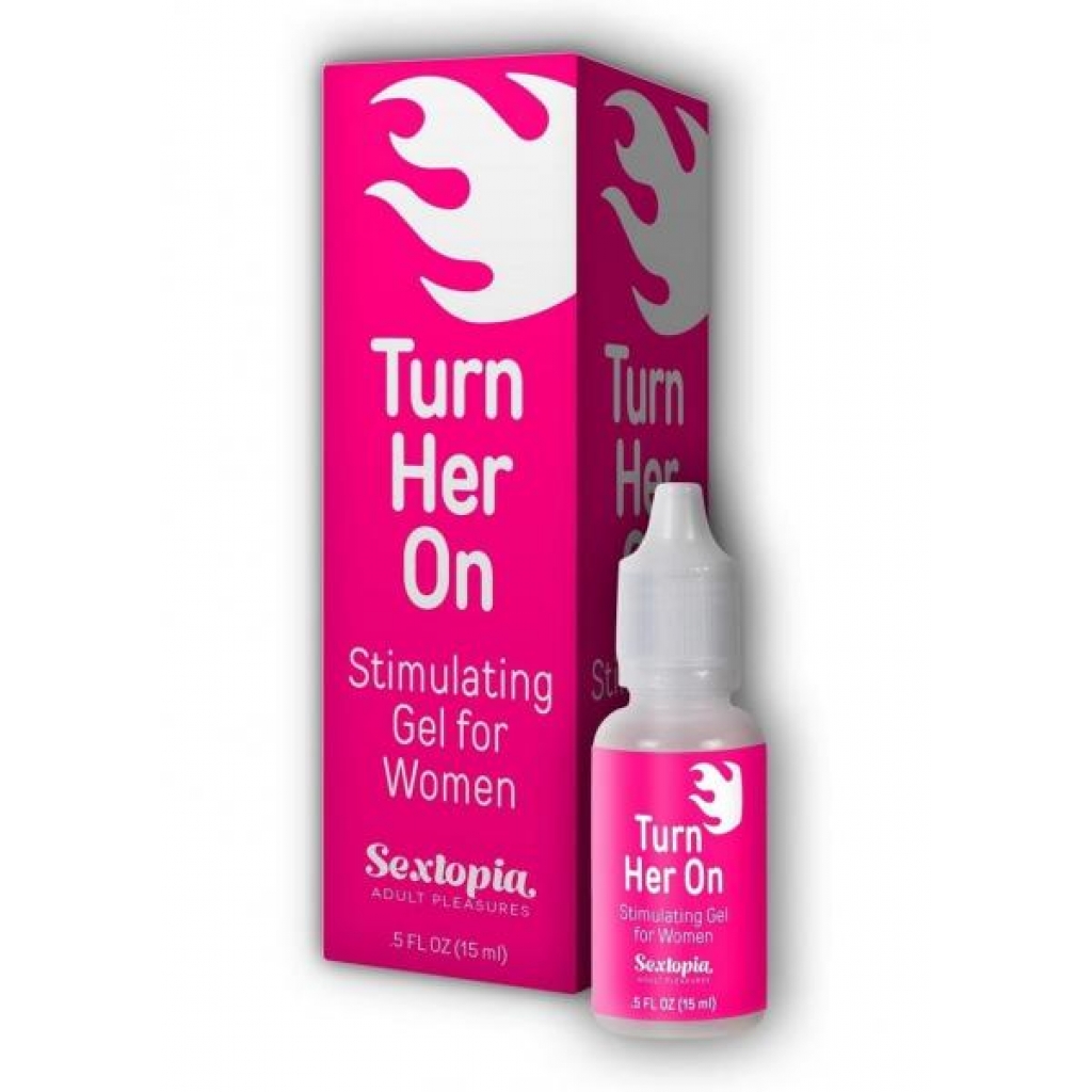 Turn Her On Stimulating Gel For Women .5 Oz Bottle - Body Action Products