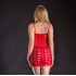 Naughty Girl Spaghetti String Dress Butt Poster Red O/s (net - Beverly Hills Naughty Girl