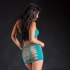Naughty Girl 2 Piece Top & Skirt O/S Turquoise - Beverly Hills Naughty Girl