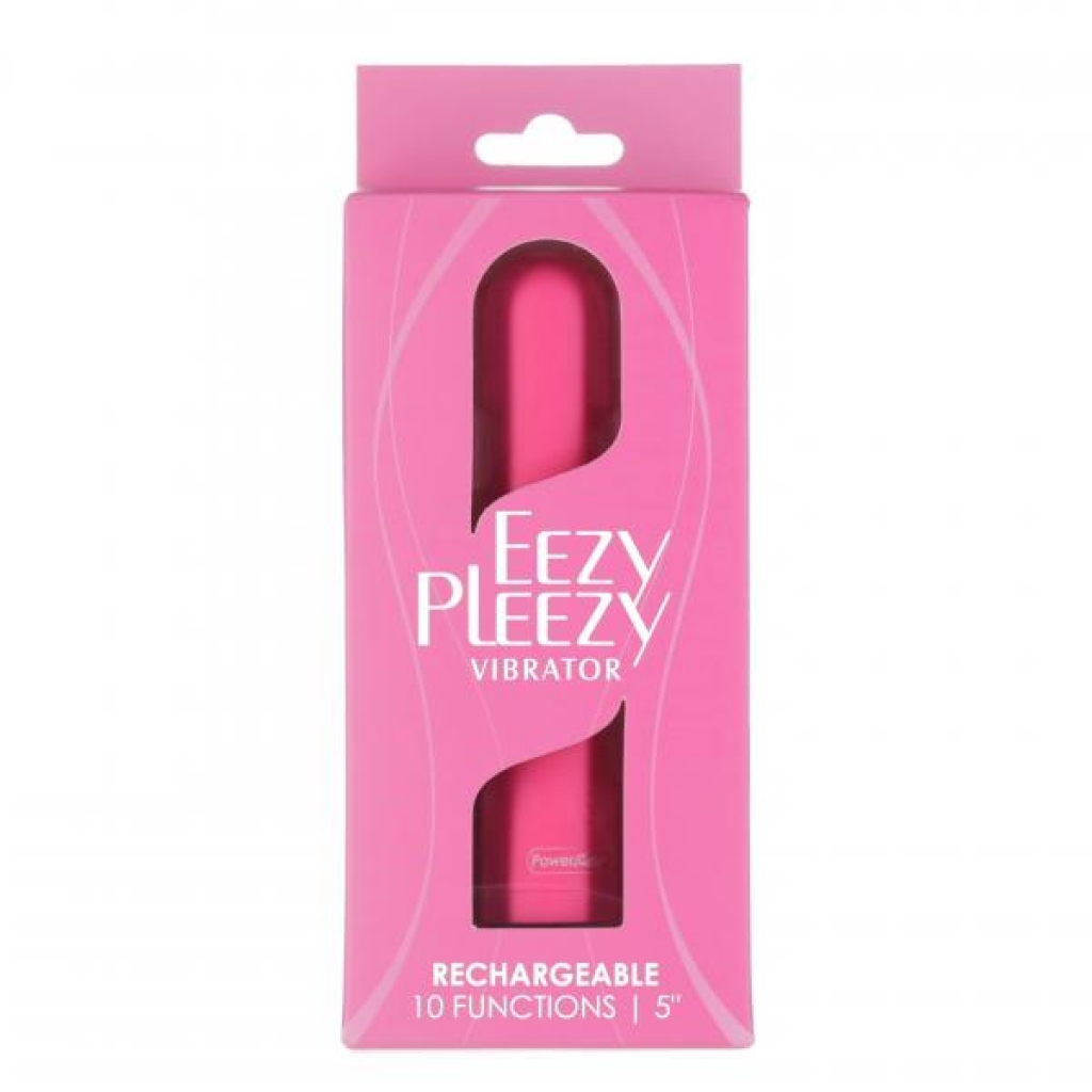 Powerbullet Eezy Pleezy 5 In Vibe Rechargeable Pink - Bms Enterprises
