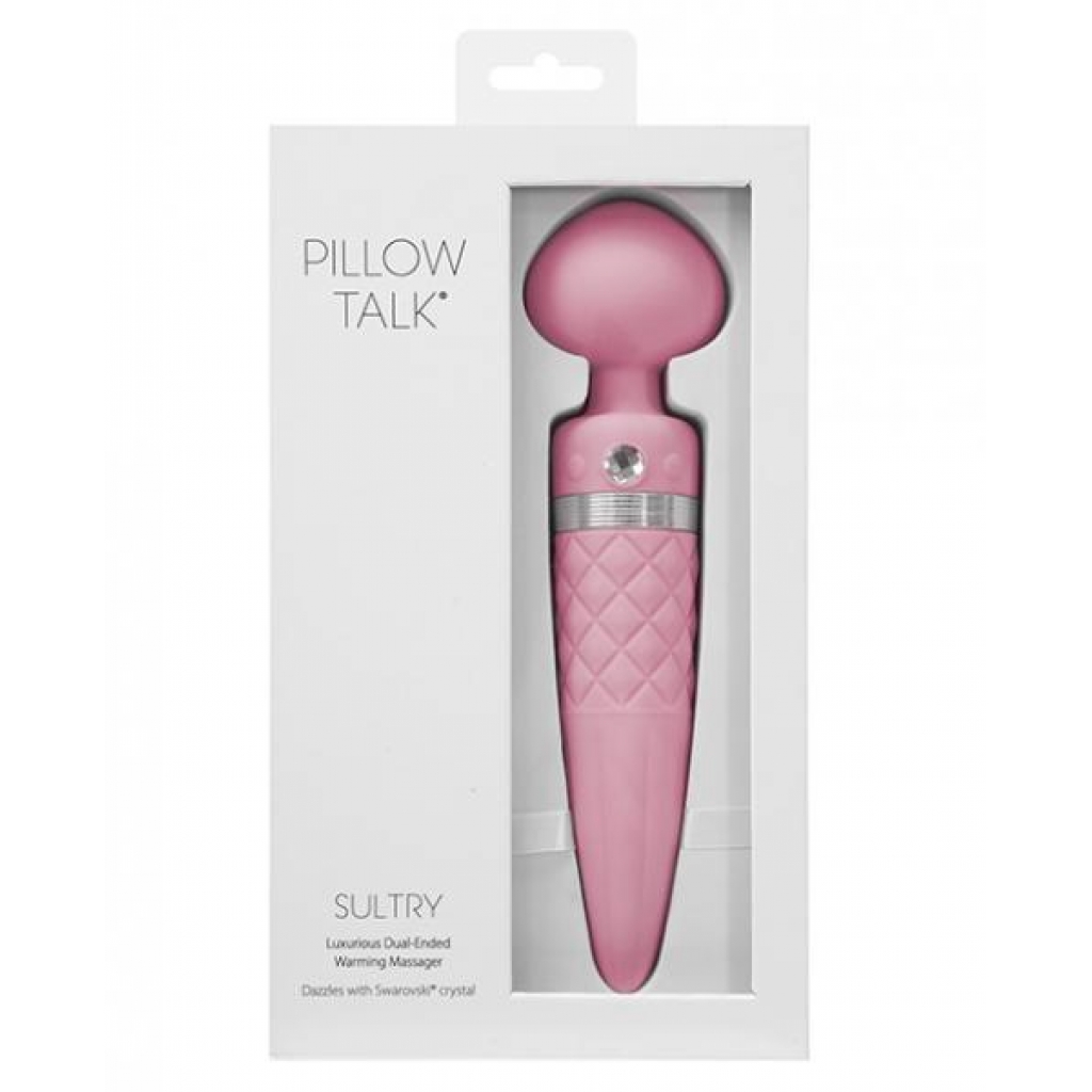 Pillow Talk Sultry Rotating Wand Pink - Bms Enterprises