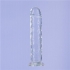 Addiction Crystal 8 Vertical Dong Clear Tpe W/ Bullet 