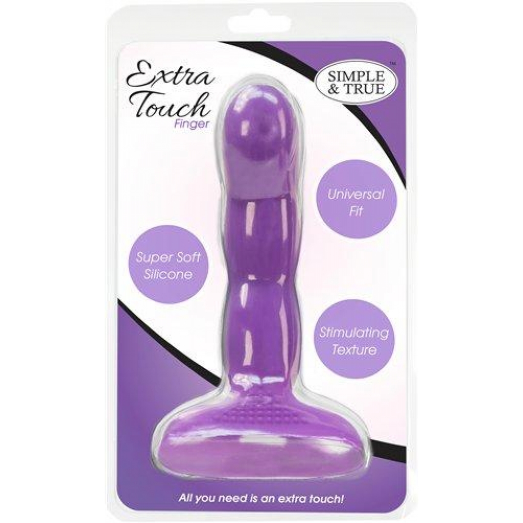 Extra Touch Finger Dong Purple - Bms Enterprises
