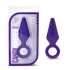 Candy Rimmer Medium Butt Plug Purple - Blush Novelties