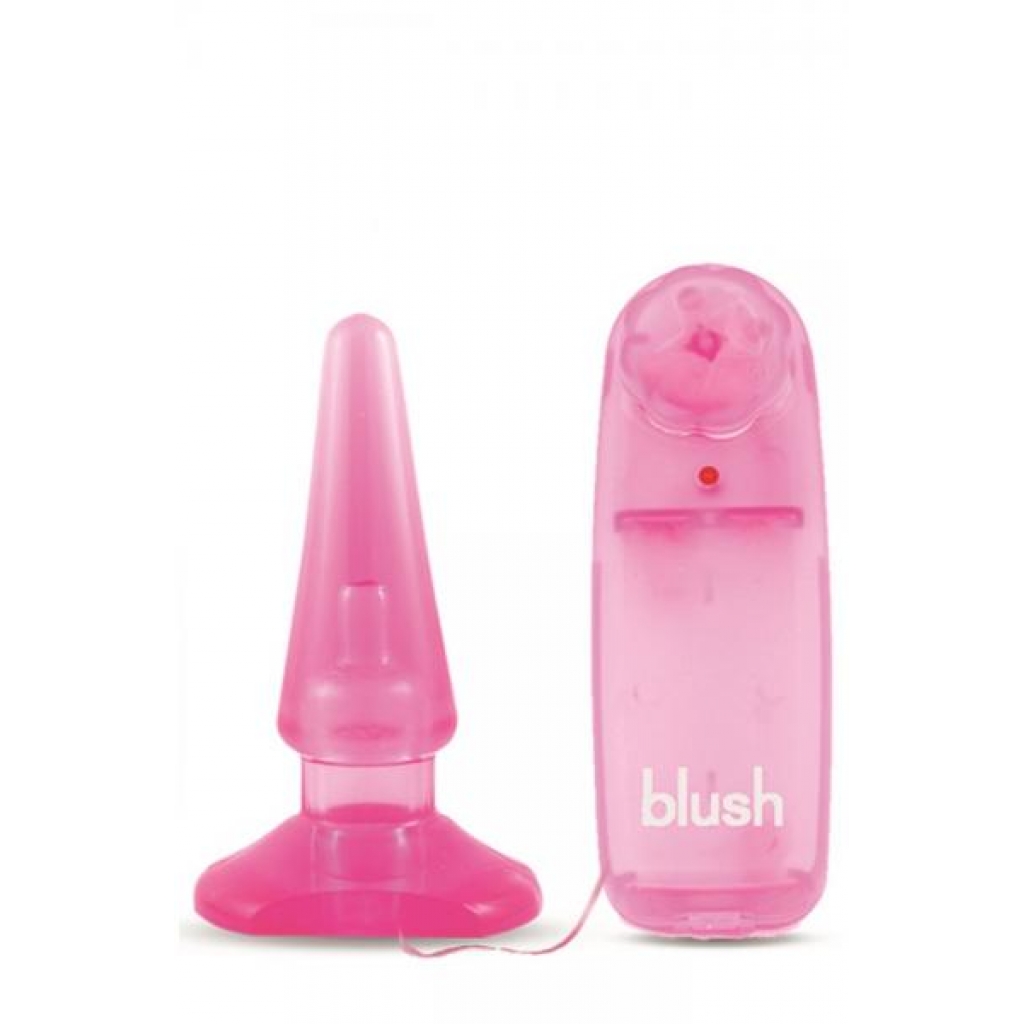 Anal Pleaser Pink Vibrating Butt Plug - Blush Novelties