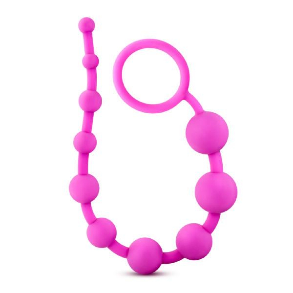 Luxe Silicone 10 Beads Pink - Blush Novelties