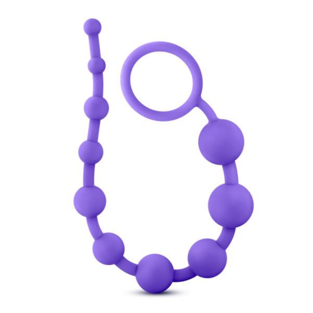 Luxe Silicone 10 Beads Purple - Blush Novelties