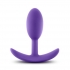 Luxe Wearable Vibra Slim Plug Small Purple - Blush Novelties