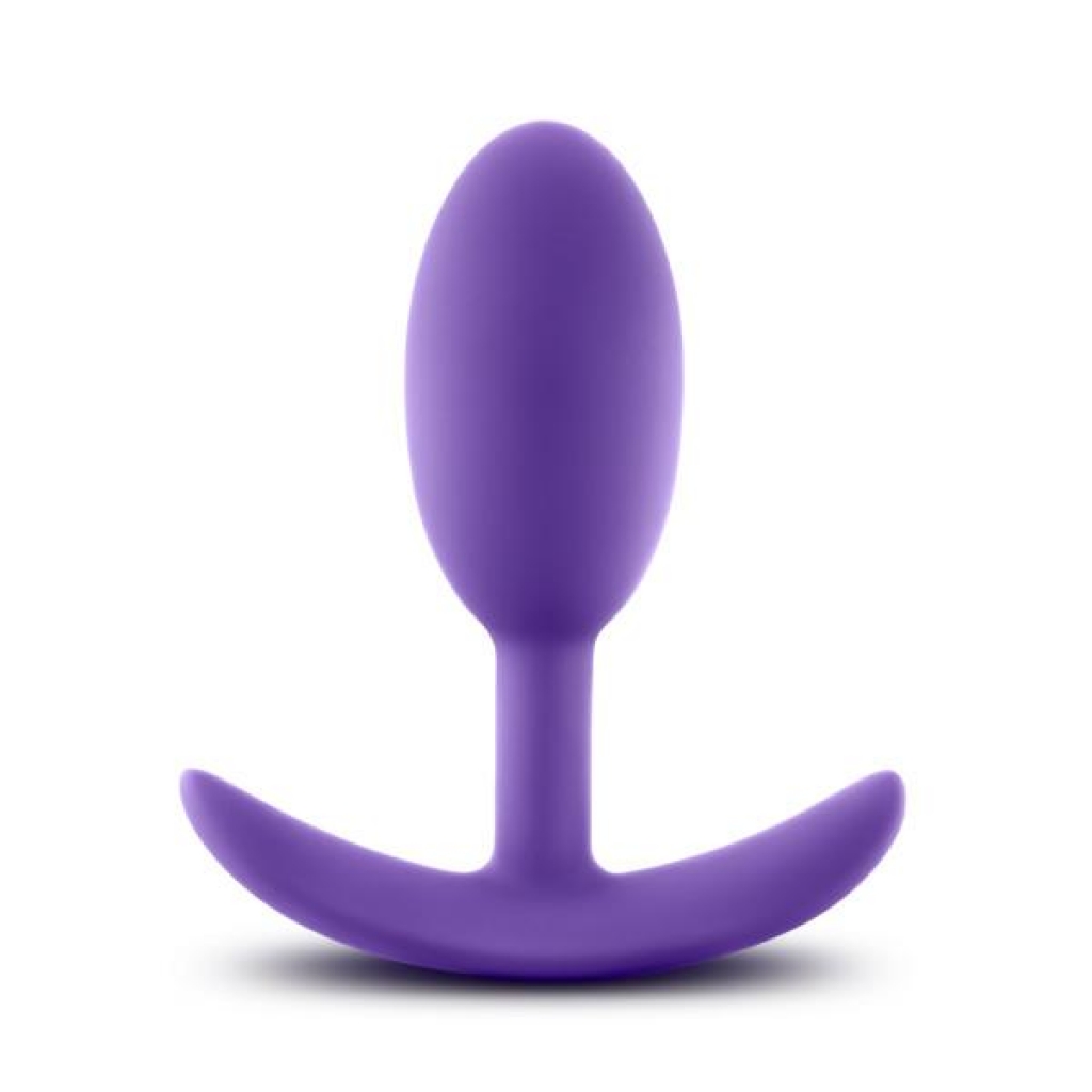 Luxe Wearable Vibra Slim Plug Medium Purple - Blush Novelties