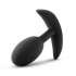 Luxe Wearable Vibra Slim Plug Medium Black - Blush Novelties