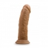 Dr. Skin 8in Cock W/ Suction Cup Mocha - Blush Novelties
