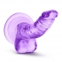 Naturally Yours 4 inches Mini Cock Purple Dildo - Blush Novelties