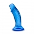 B Yours Sweet N' Small 4in Dildo W/ Suction Cup Blue - Blush Novelties