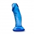 B Yours Sweet N' Small 4in Dildo W/ Suction Cup Blue - Blush Novelties