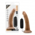 Dr Dave 7 inches Vibrating Cock Suction Cup Tan - Blush Novelties