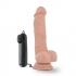 Dr. Tim 7.5 inches Vibrating Cock, Suction Cup Beige - Blush Novelties