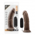 Dr Joe 8 inches Vibrating Cock Suction Cup Brown - Blush Novelties