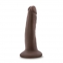 Dr Skin 5.5 inches Cock with Suction Cup Brown Dildo - Blush Novelties
