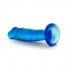 Sweet N Small 6 inches Dildo with Suction Cup Blue - Blush Novelties