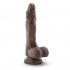 Mr Skin Stud Muffin 8.5 inches Chocolate Brown Dildo - Blush Novelties