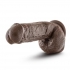 Dr. Skin Mr. D 8.5in Dildo W/ Suction Cup Chocolate - Blush Novelties