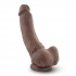 Mr. Mayor 9 inches Dildo with Suction Cup Brown - Blush Novelties