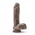 Mr Magic 9 inches Chocolate Brown Dildo with Suction Cup - Blush Novelties