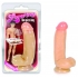 The Pizza Boy Dildo with Suction Cup Beige - Blush Novelties