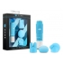 Revitalize Massage Kit with 3 Silicone Attachments Blue - Blush Novelties