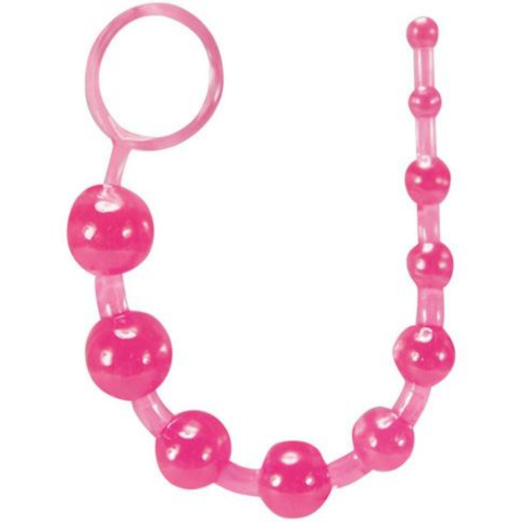 Basic Anal Beads - Pink - Blush Novelties