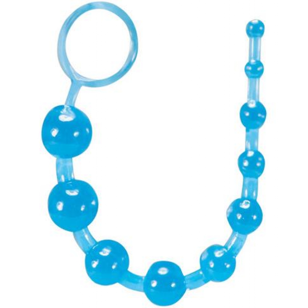 Basic Anal Beads - Blue - Blush Novelties