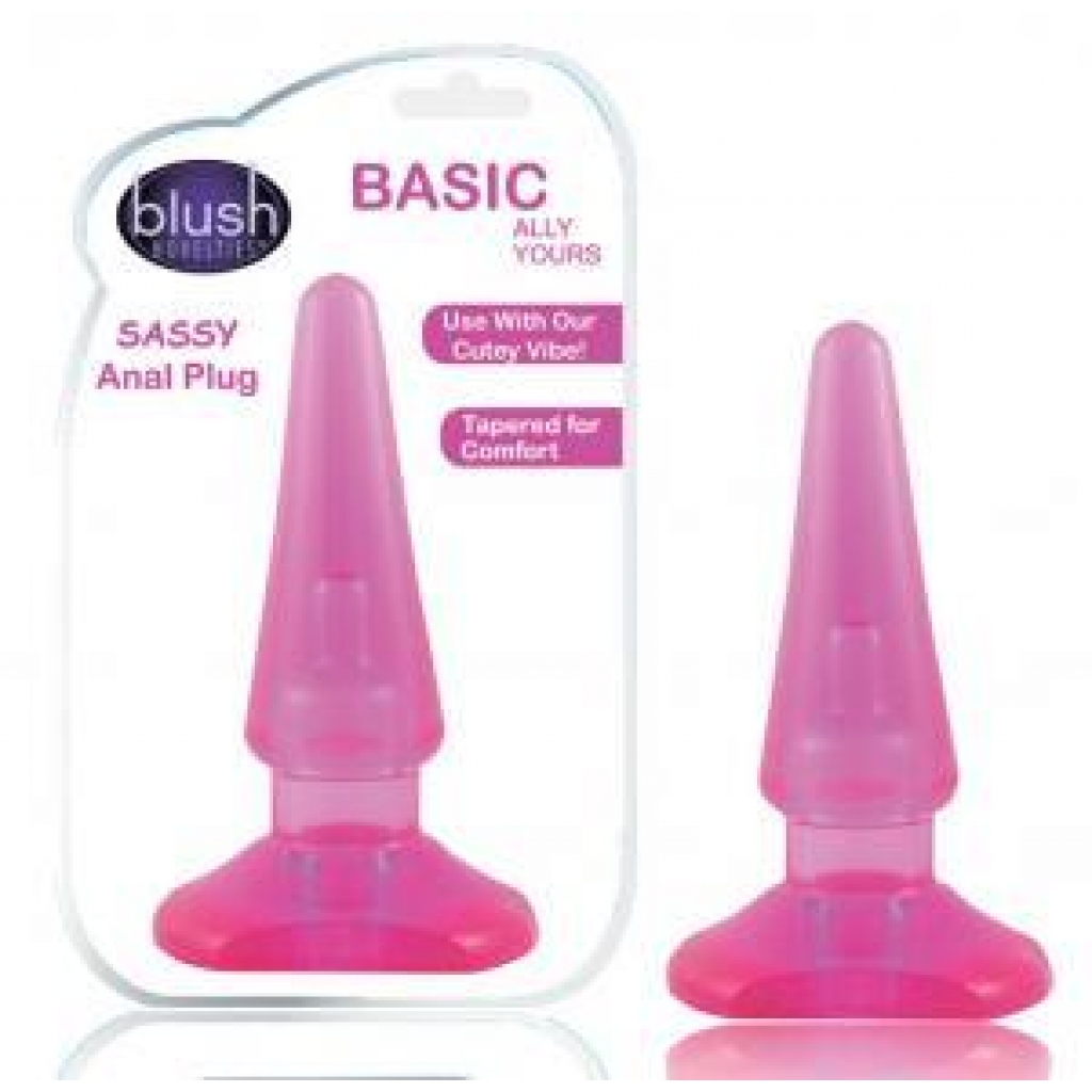 Basic Anal Plug - Pink - Blush Novelties