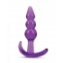 B Yours Triple Bead Anal Plug Purple - Blush Novelties