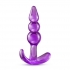 B Yours Triple Bead Anal Plug Purple - Blush Novelties