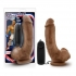 The Boxer 9 inches Vibrating Realistic Cock Brown - Blush Novelties