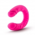 Ruse 18 inches Silicone Slim Double Dong Hot Pink - Blush Novelties