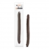 Dr Skin 16 inches Double Dildo Chocolate Brown - Blush Novelties