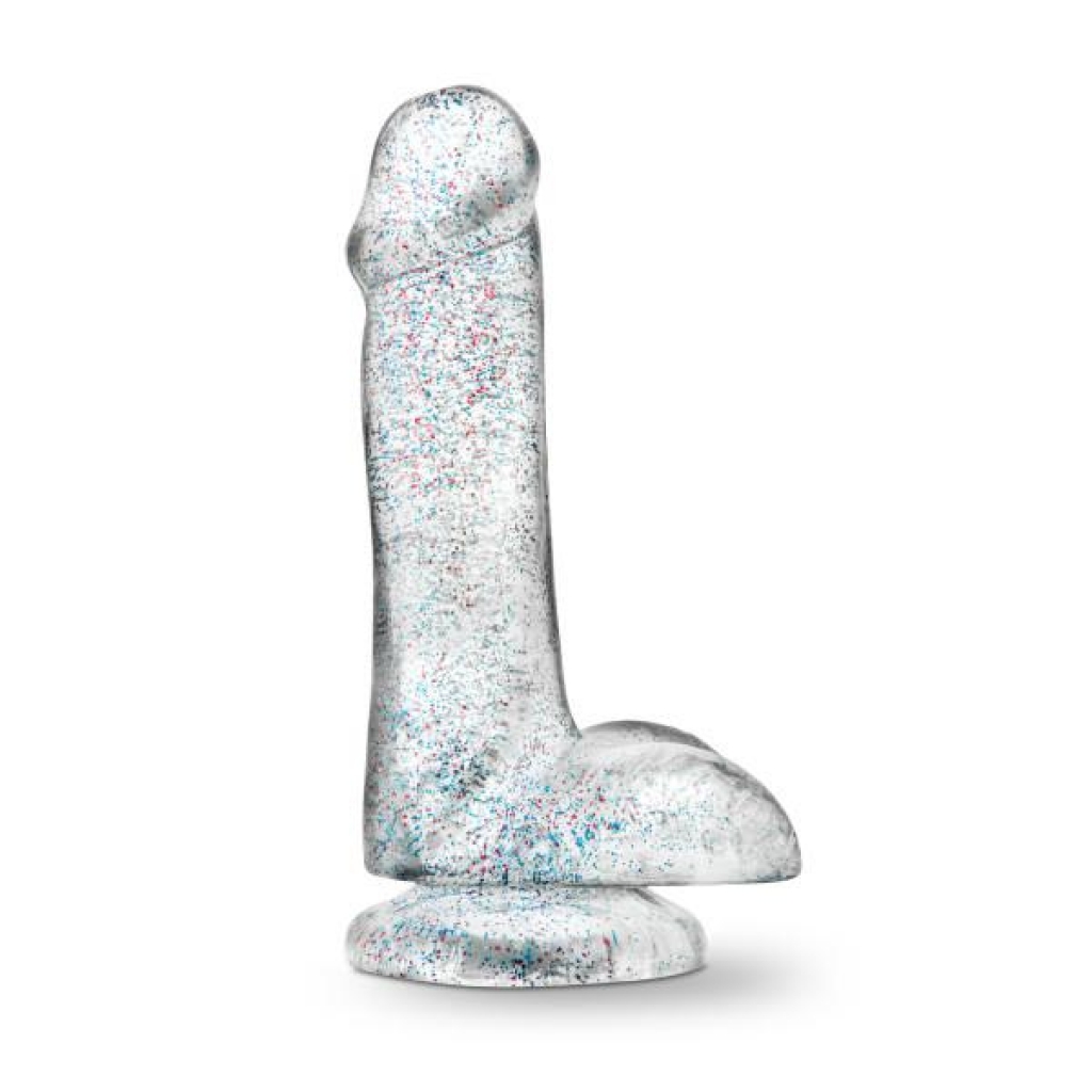 Naturally Yours 6 inches Glitter Cock Sparkling Clear - Blush Novelties