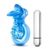 Stay Hard 10 Function Vibrating Tongue Ring Blue - Blush Novelties