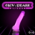 Neo Elite Glow In The Dark 7.5 In Silicone Cock W/ Balls Neon Pink - Blush Novelties