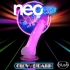 Neo Elite Glow In The Dark 7.5 In Silicone Cock W/ Balls Neon Pink - Blush Novelties