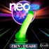 Neo Elite Glow In The Dark 7.5 In Silicone Dual Density Cock W/ Balls Neon Green - Blush Novelties