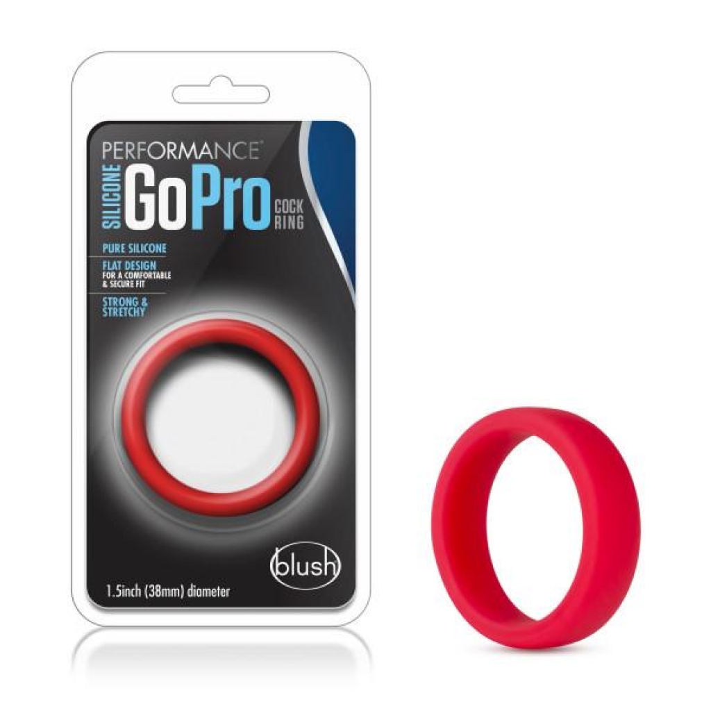 Performance Silicone Go Pro Cock Ring Red - Blush Novelties