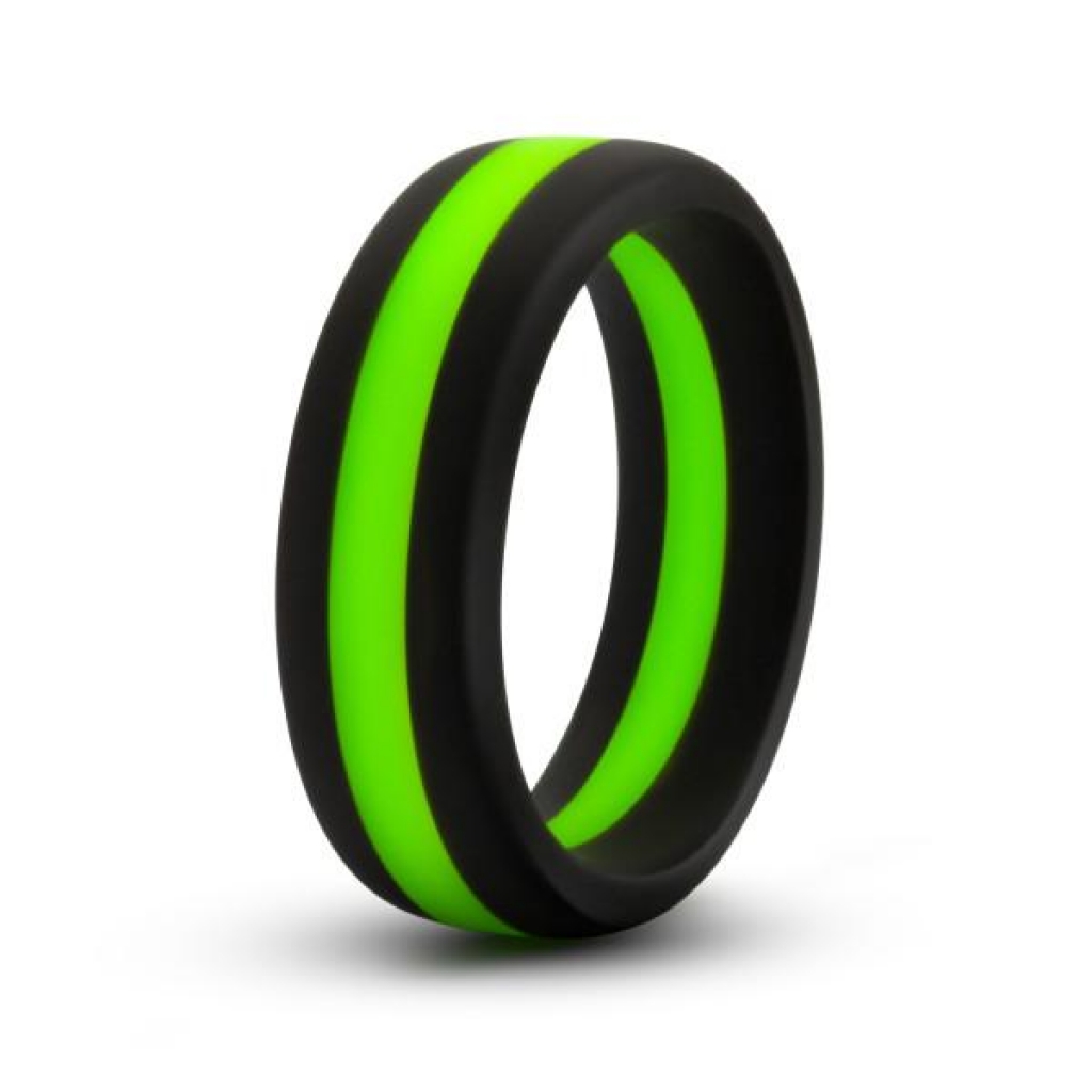 Performance Silicone Go Pro Cock Ring Black Green - Blush Novelties