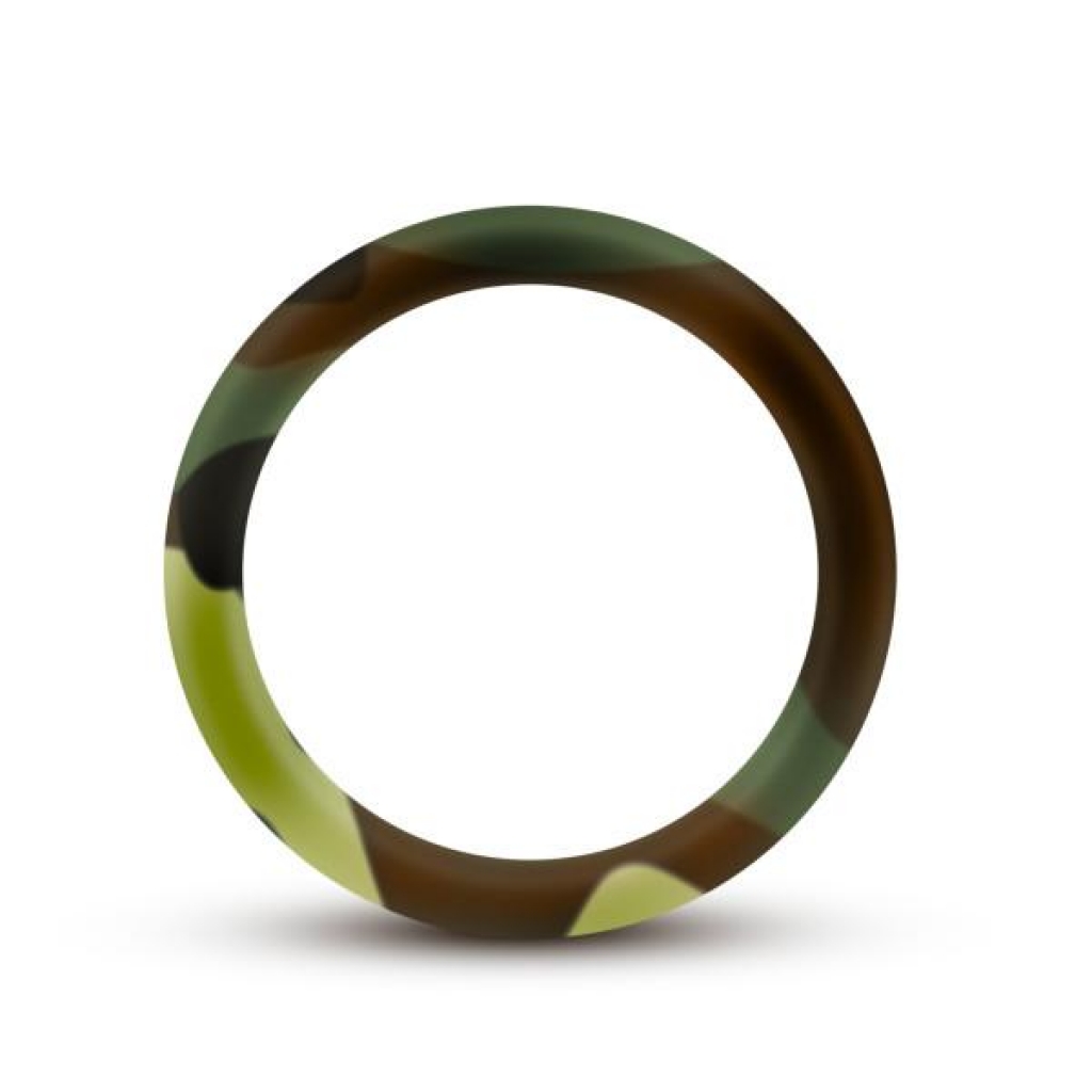 Performance Silicone Camo Cock Ring Green Camoflauge - Blush Novelties