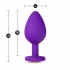 Temptasia Bling Plug Medium Purple - Blush Novelties