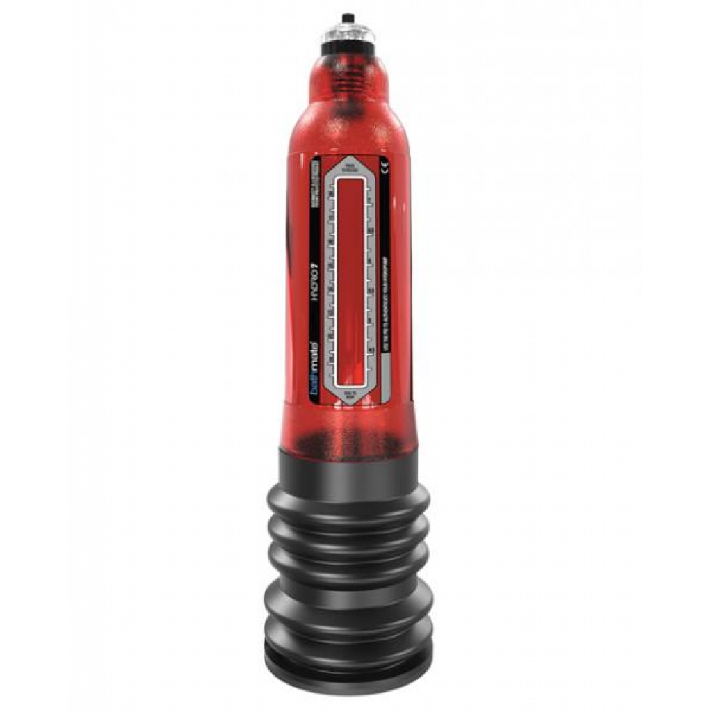 Bathmate Hydro 7 Red Penis Pump 5 inches to 7 inches - Bathmate 