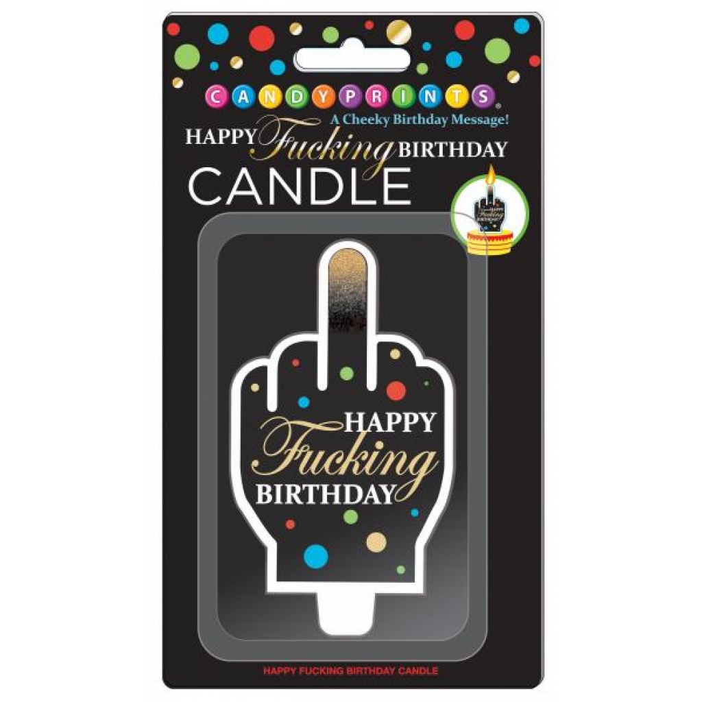 Happy F*ing Birthday Candle - Little Genie