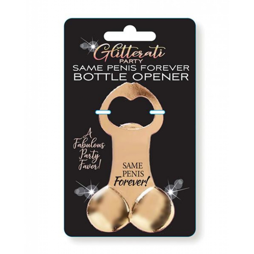 Glitterati Penis Bottle Opener - Little Genie