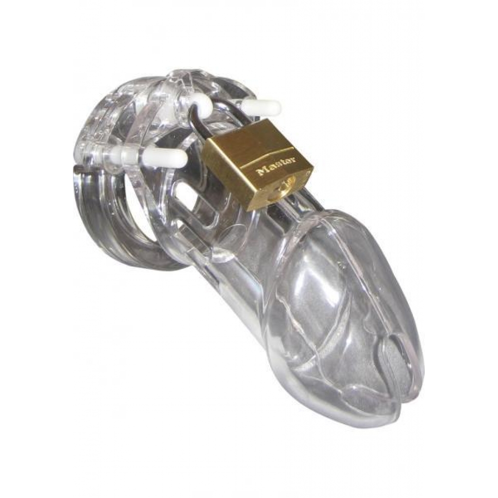 CB-6000 Male Chastity Device Clear 3 1/4